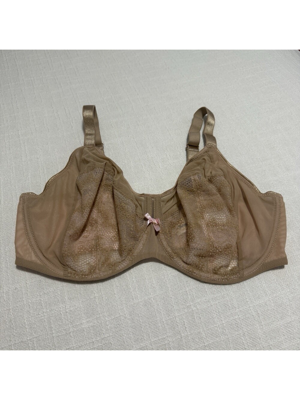 Chantelle 36DDDD Revele Moi Semi Sheer Lace Unlined Underwire Bra C15710